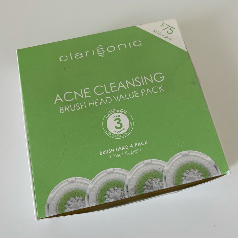 Clarisonic acne brush head 4 pack